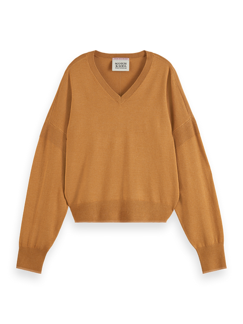 CORE V-NECK RELAXED PULLOVER