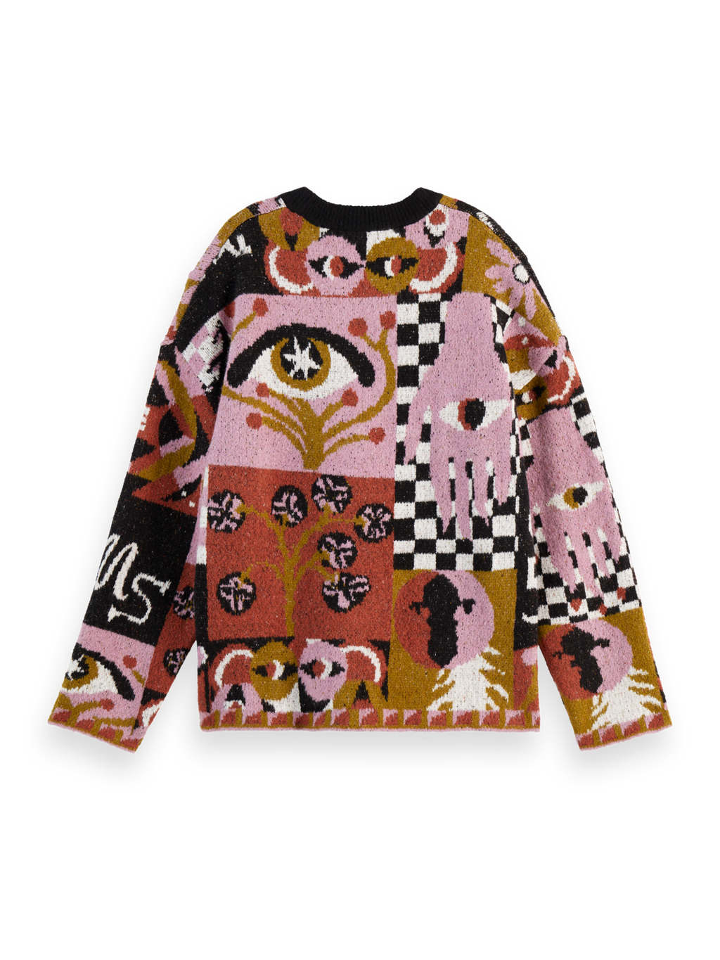 JACQUARD OVERSIZED PULLOVER