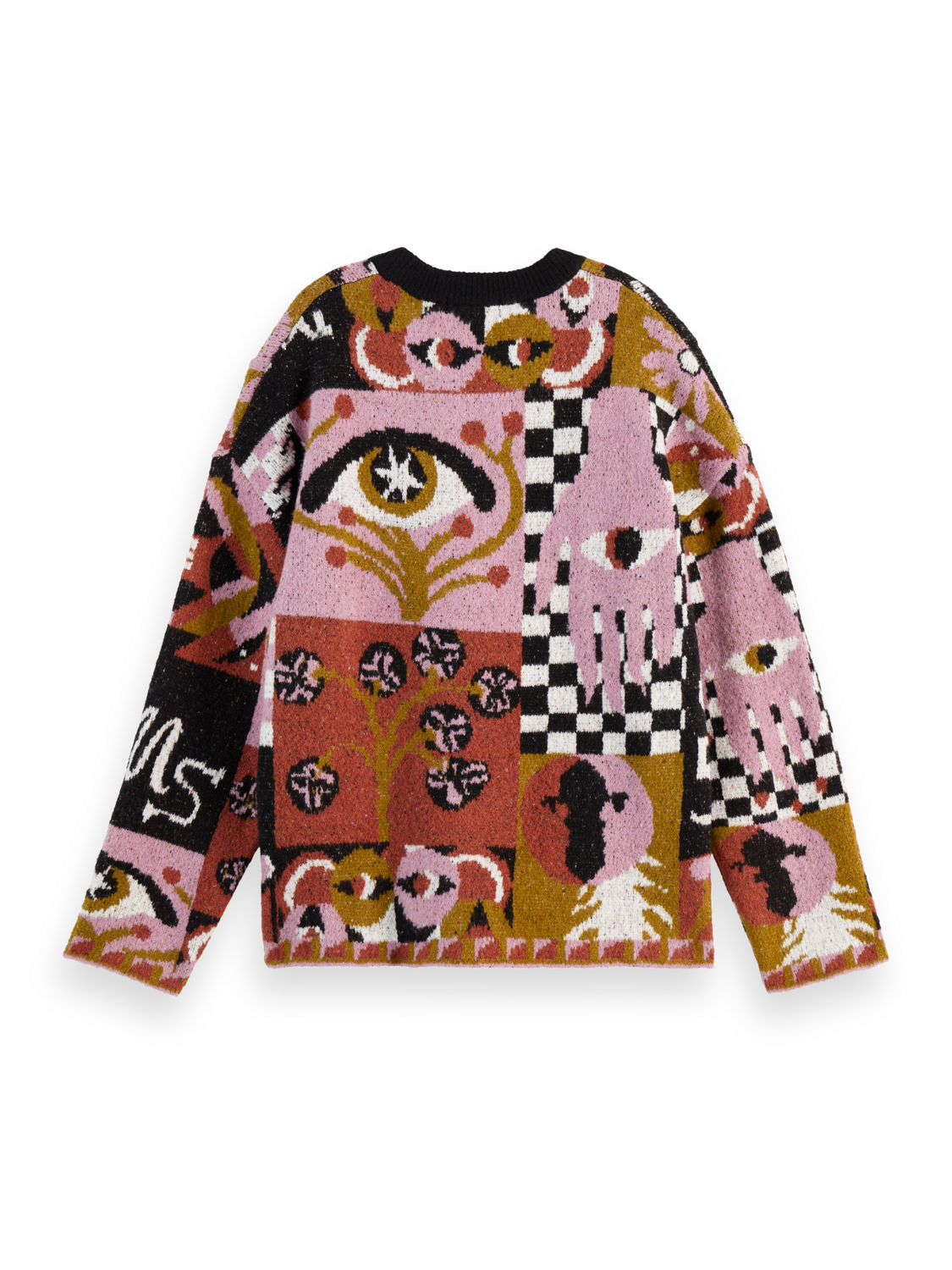 JACQUARD OVERSIZED PULLOVER
