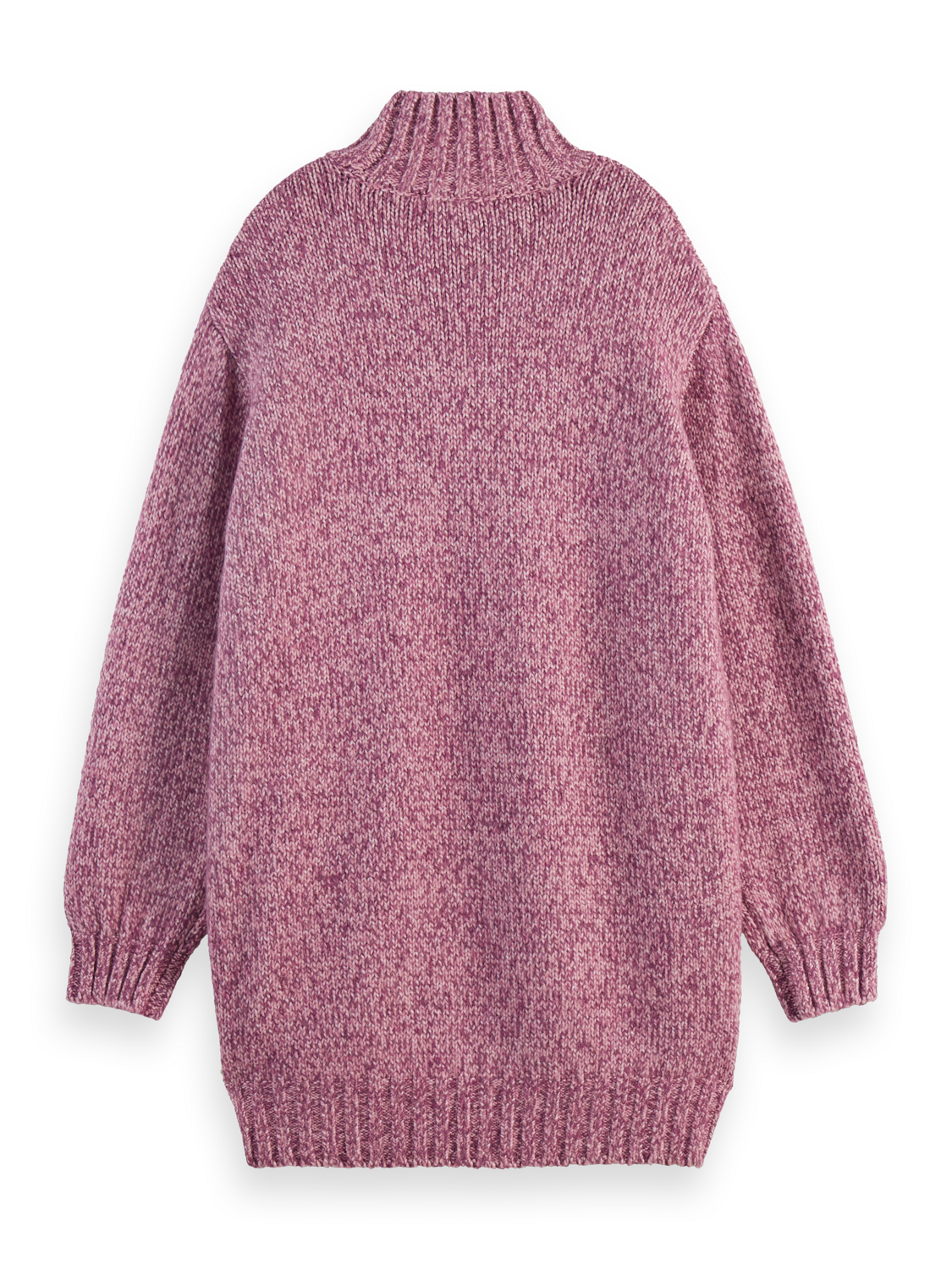 CHUNKY KNITTED MINI DRESS