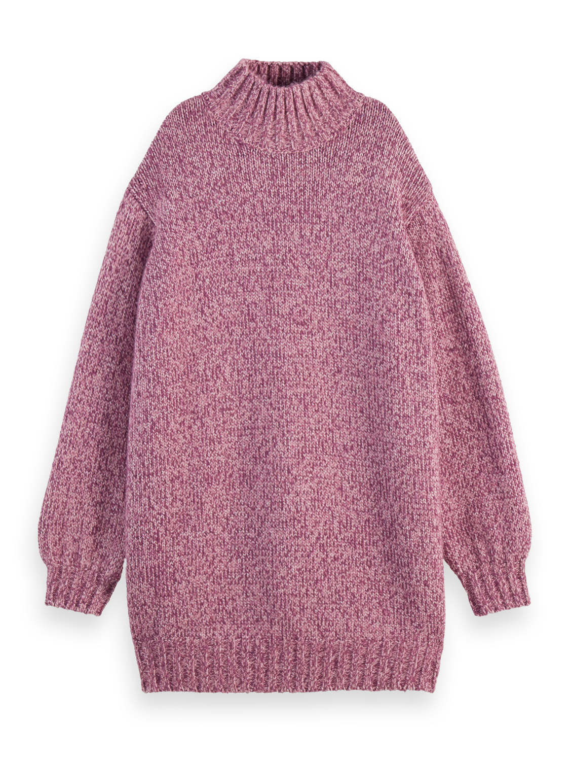CHUNKY KNITTED MINI DRESS