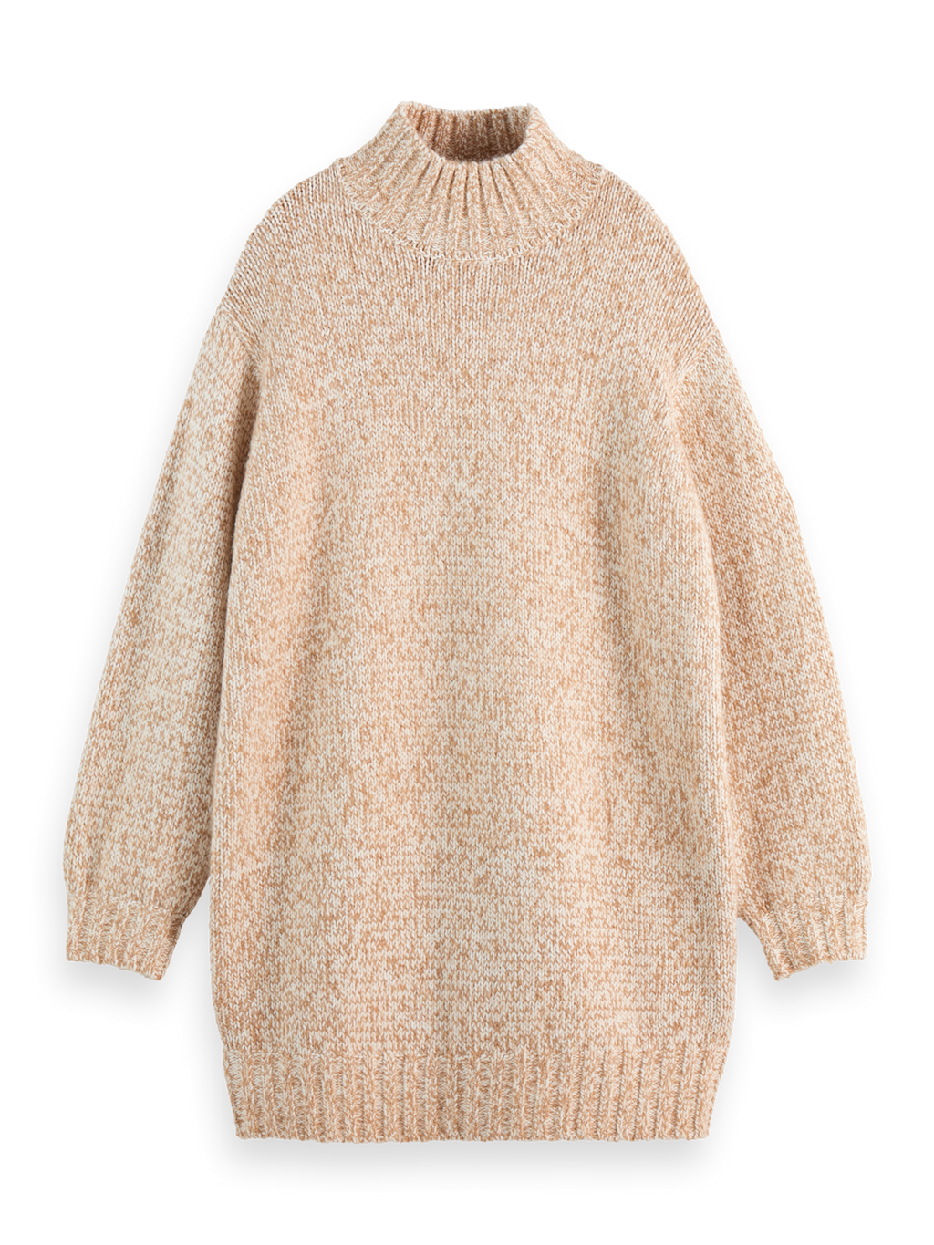 CHUNKY KNITTED MINI DRESS