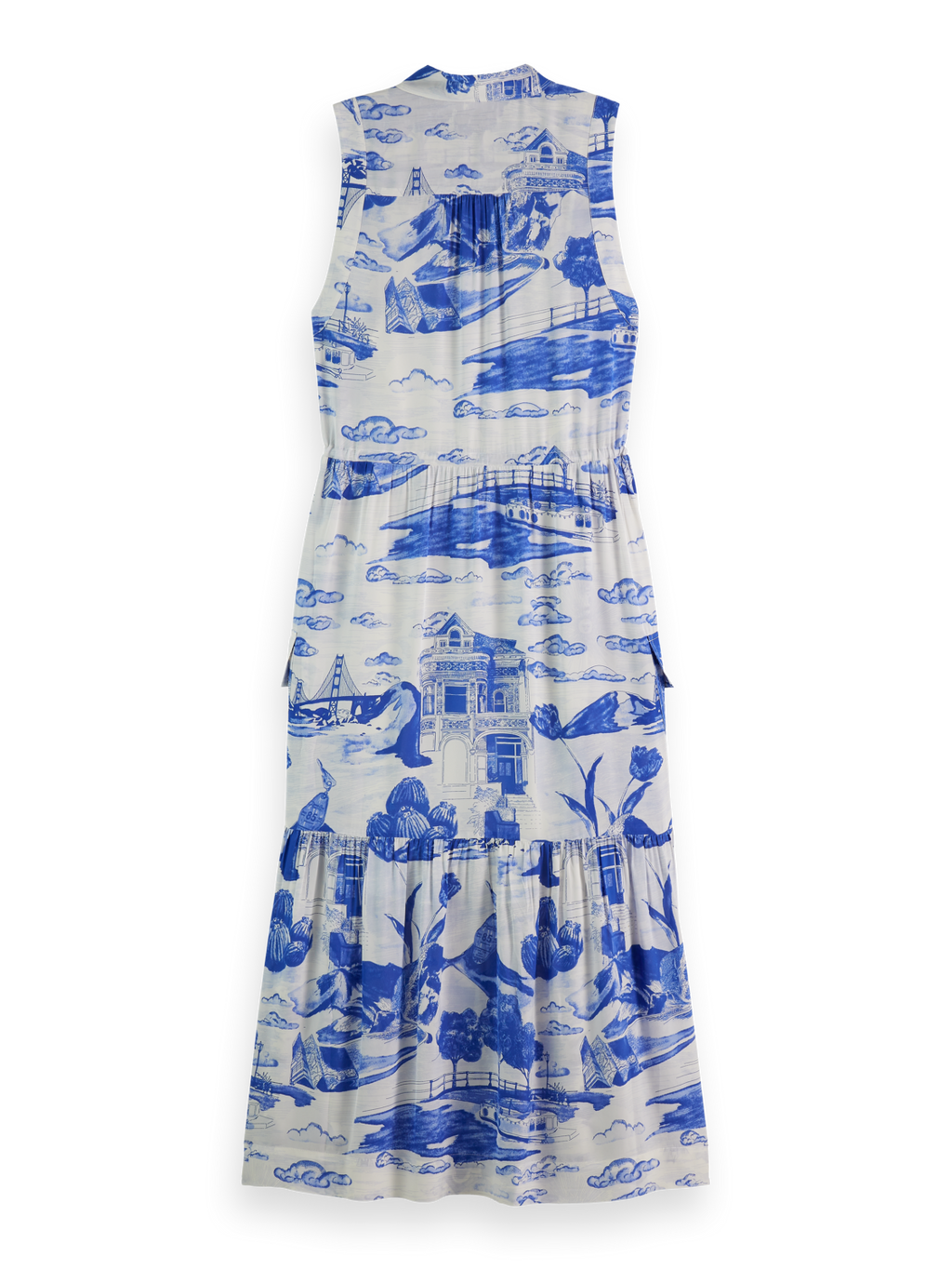 MAXI FLUID UTILITY DRESS