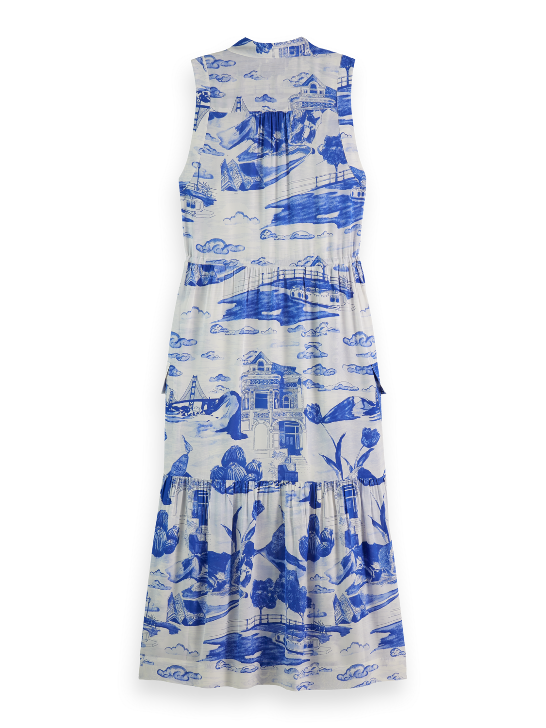 MAXI FLUID UTILITY DRESS