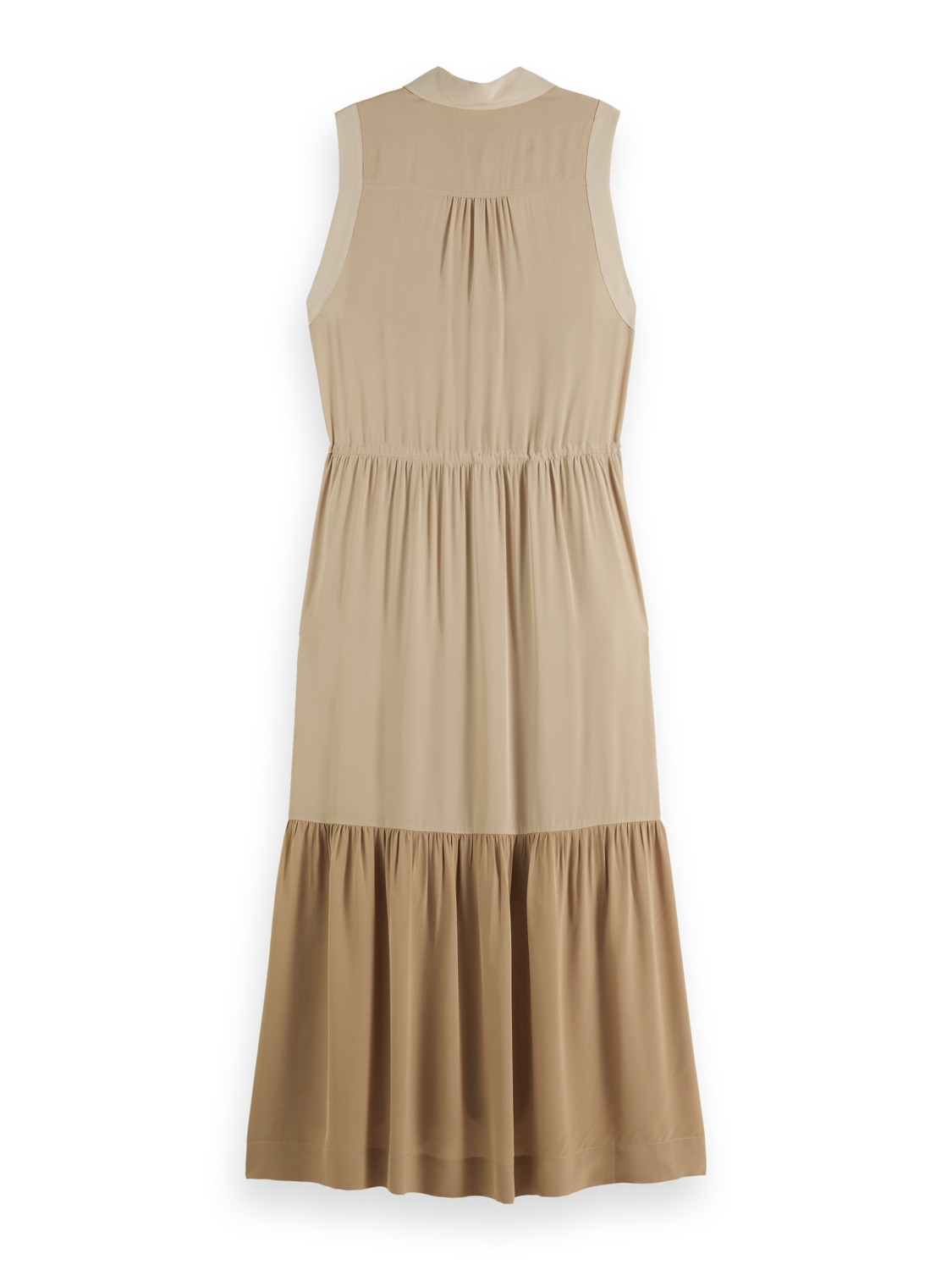 Fließendes Maxi-Utility-Kleid