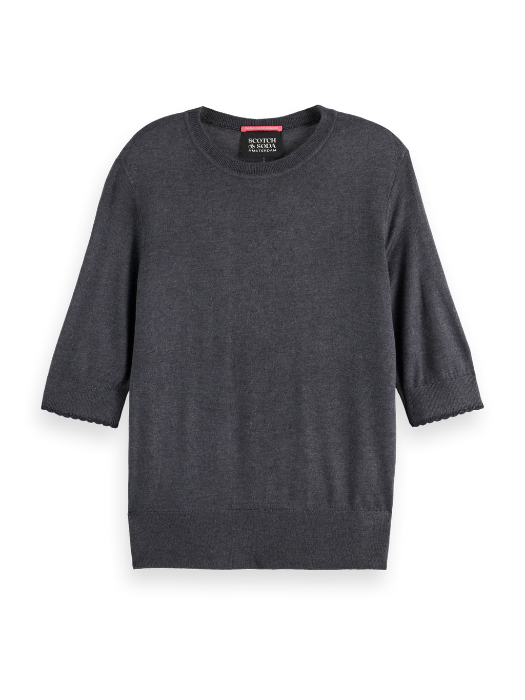 CREW NECK SHORT SLEEVED PULLOVER