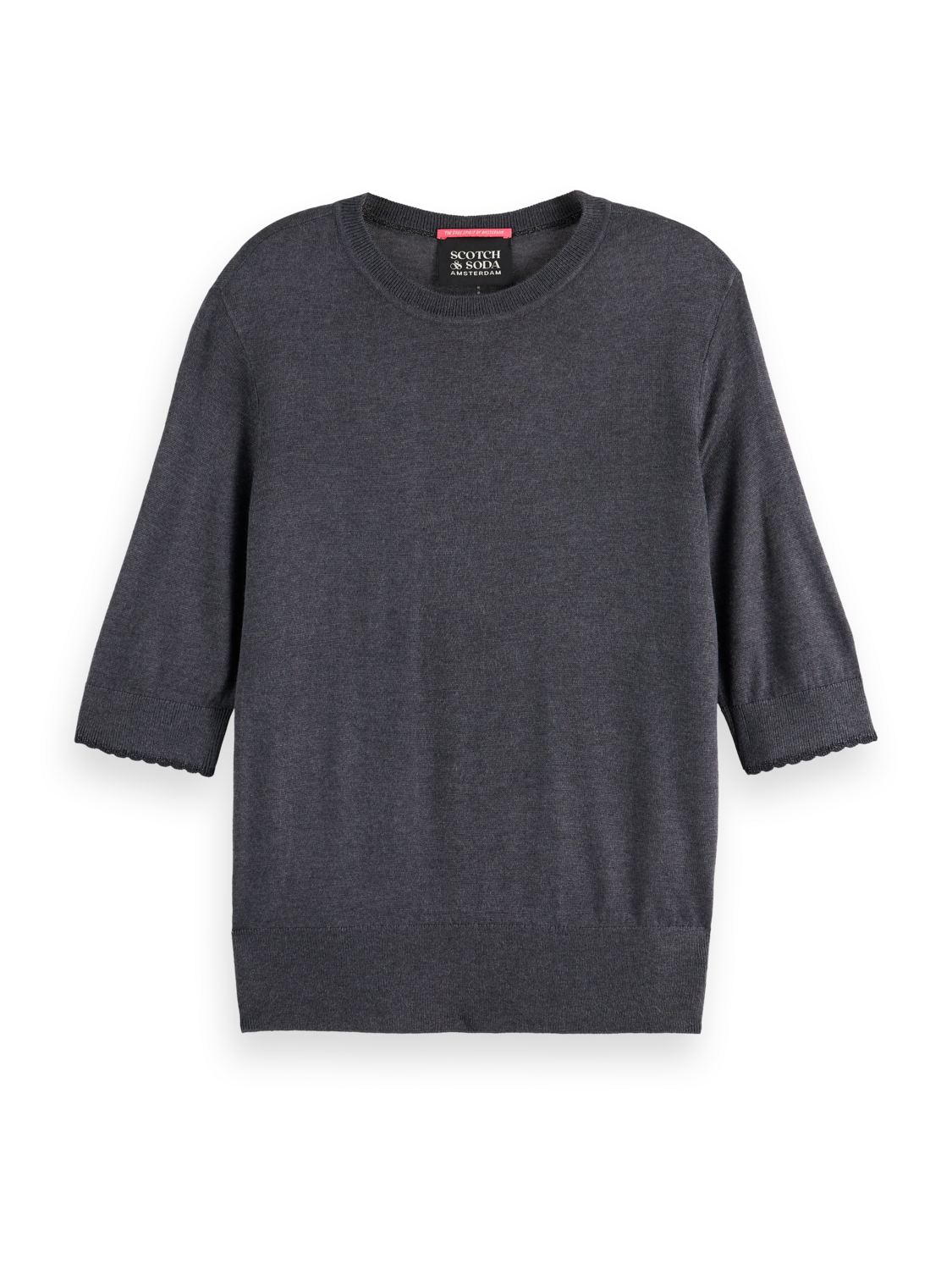 CREW NECK SHORT SLEEVED PULLOVER