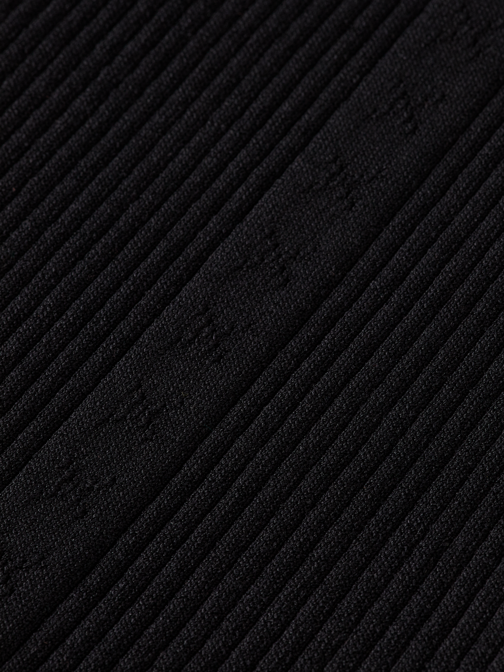 RIBBED KNITTED MIDI DRESS
