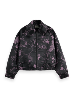 JACQUARD BOMBER JACKET