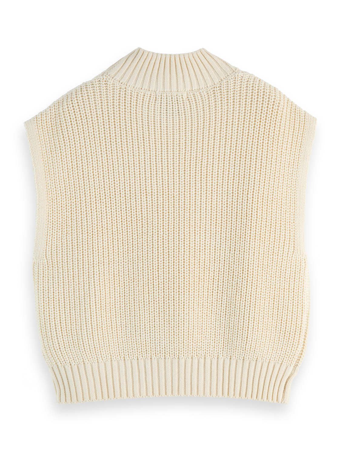 CABLE STITCH FUNNEL NECK SPENCER