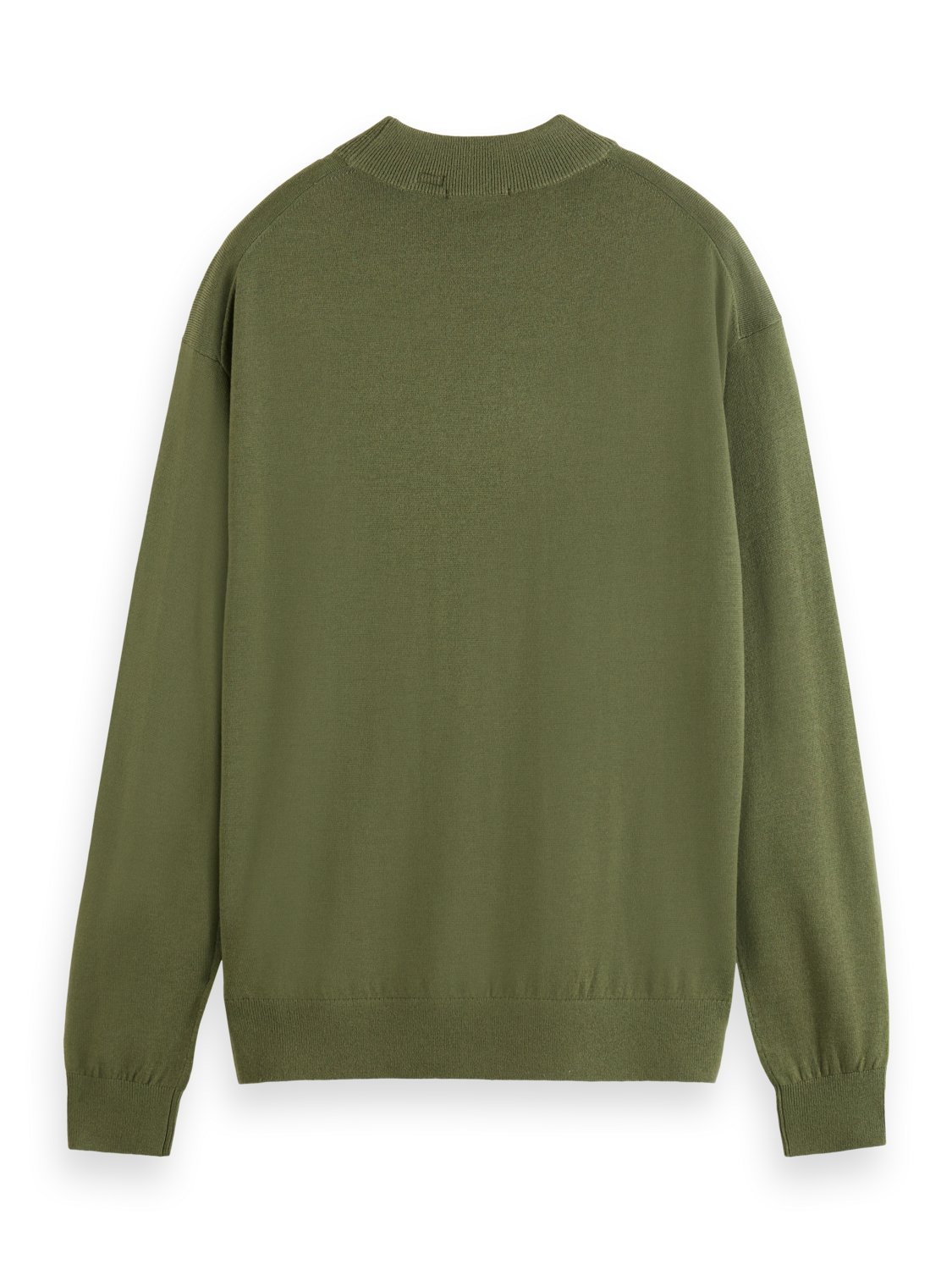 DROPPED SHOULDER MOCK NECK