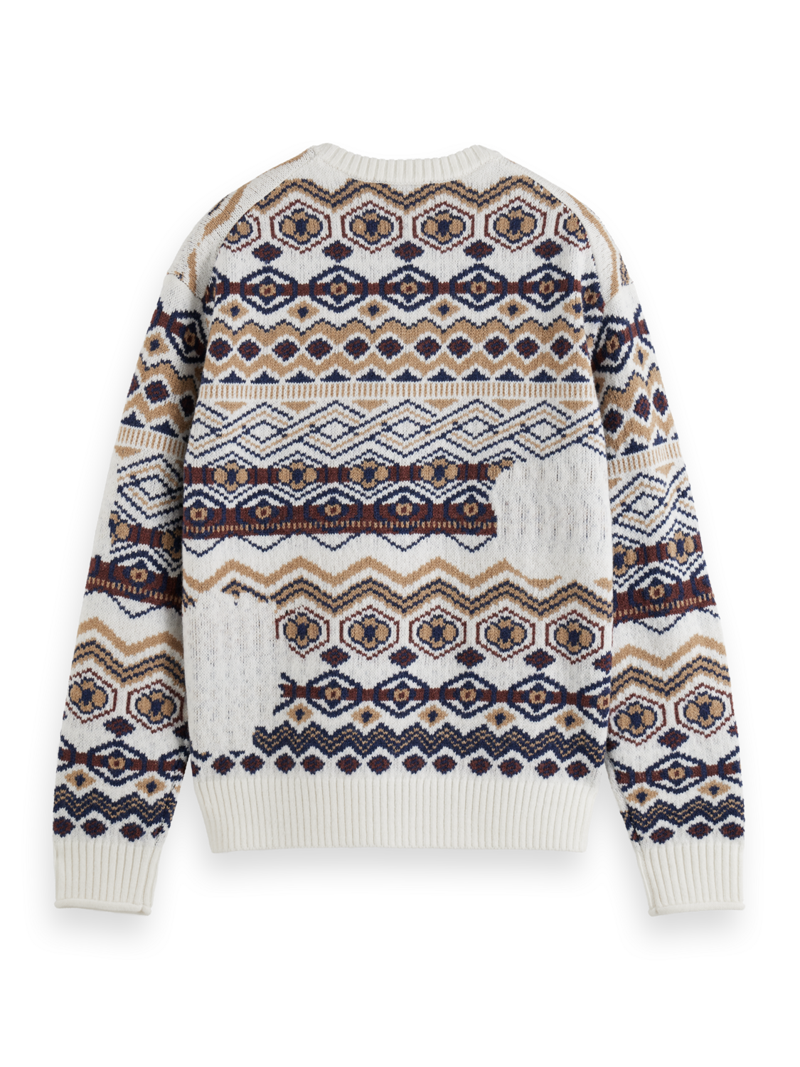 DROPPED SHOULDER JACQUARD ALL OVER