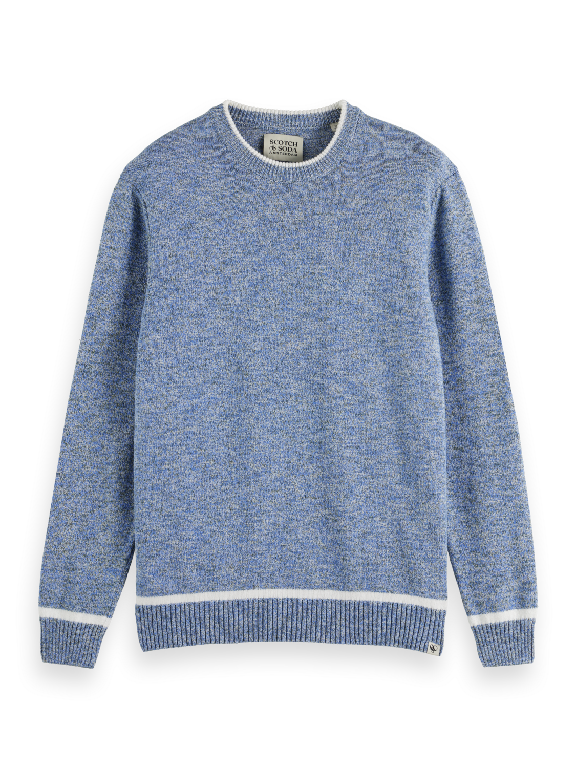 REGULAR CREW NECK COTTON BLEND