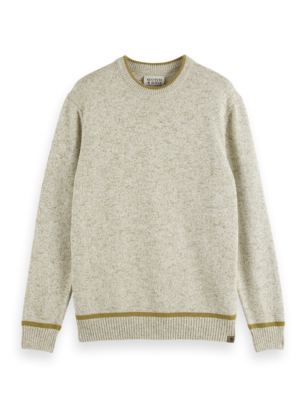 REGULAR CREW NECK COTTON BLEND