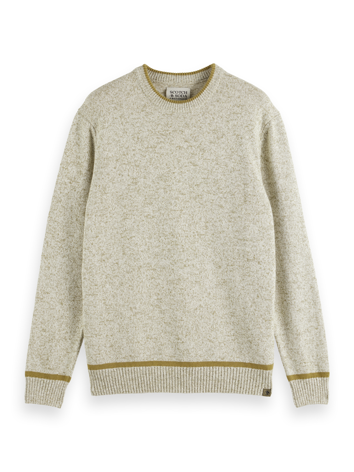REGULAR CREW NECK COTTON BLEND
