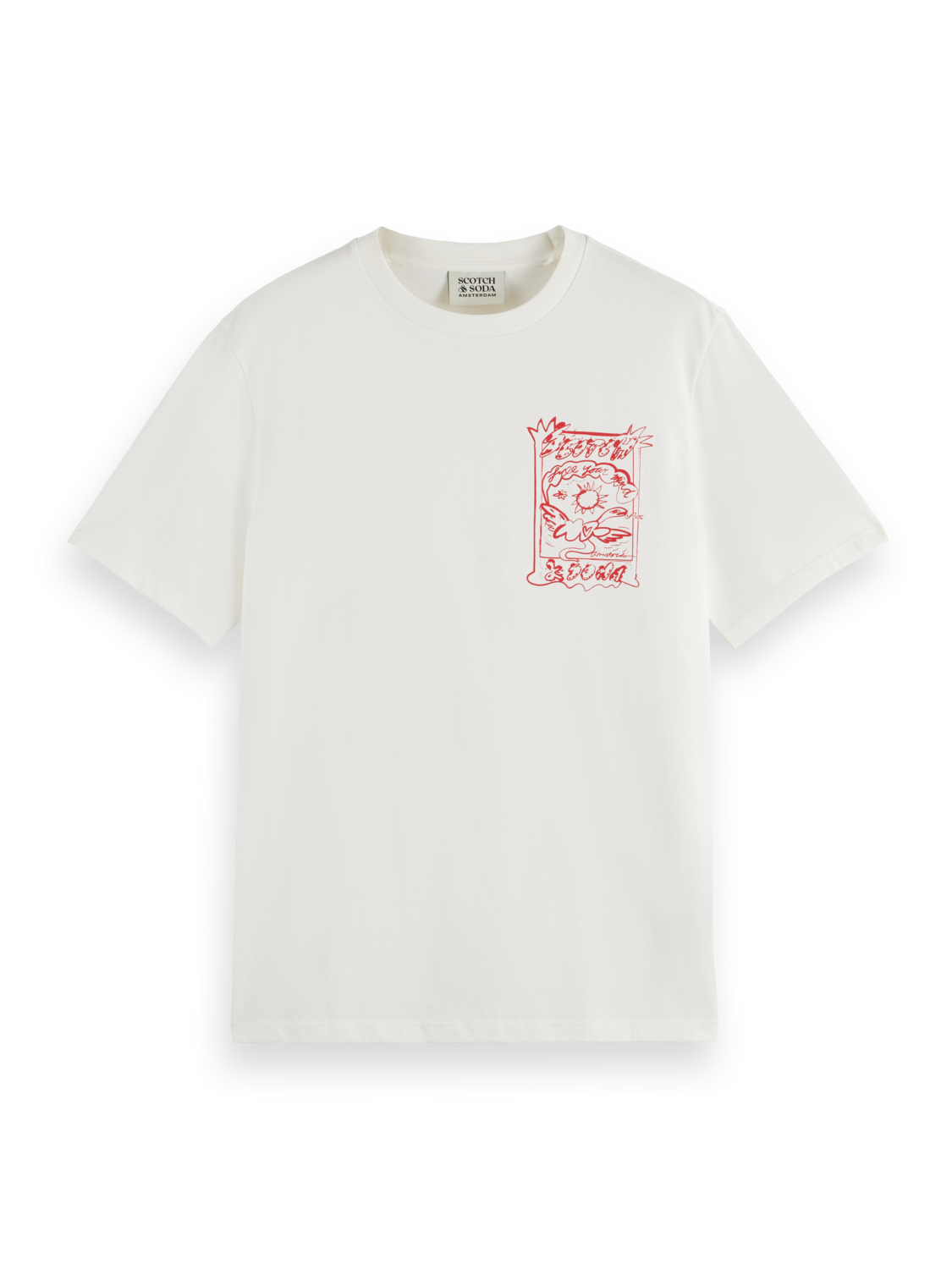 REGULAR FIT FRONT CHEST ARTWORK T-SHIRT