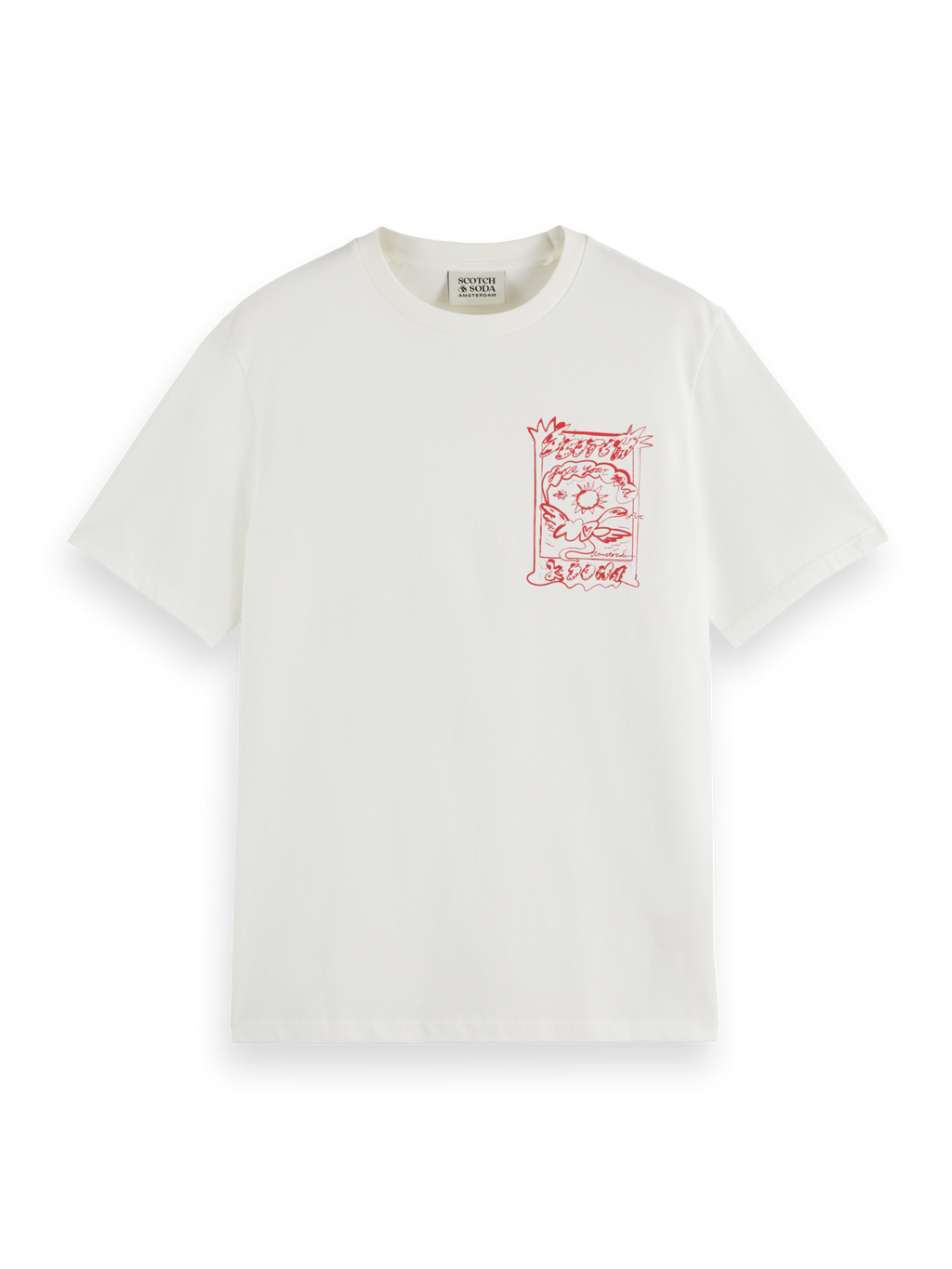 REGULAR FIT FRONT CHEST ARTWORK T-SHIRT