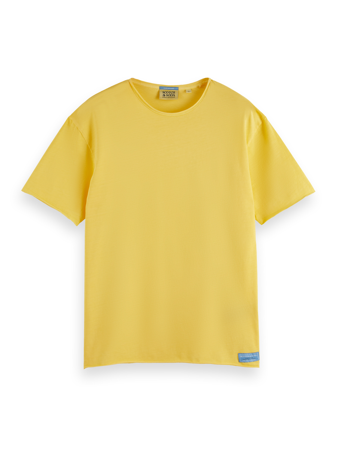 RELAXED FIT RAW EDGE T-SHIRT