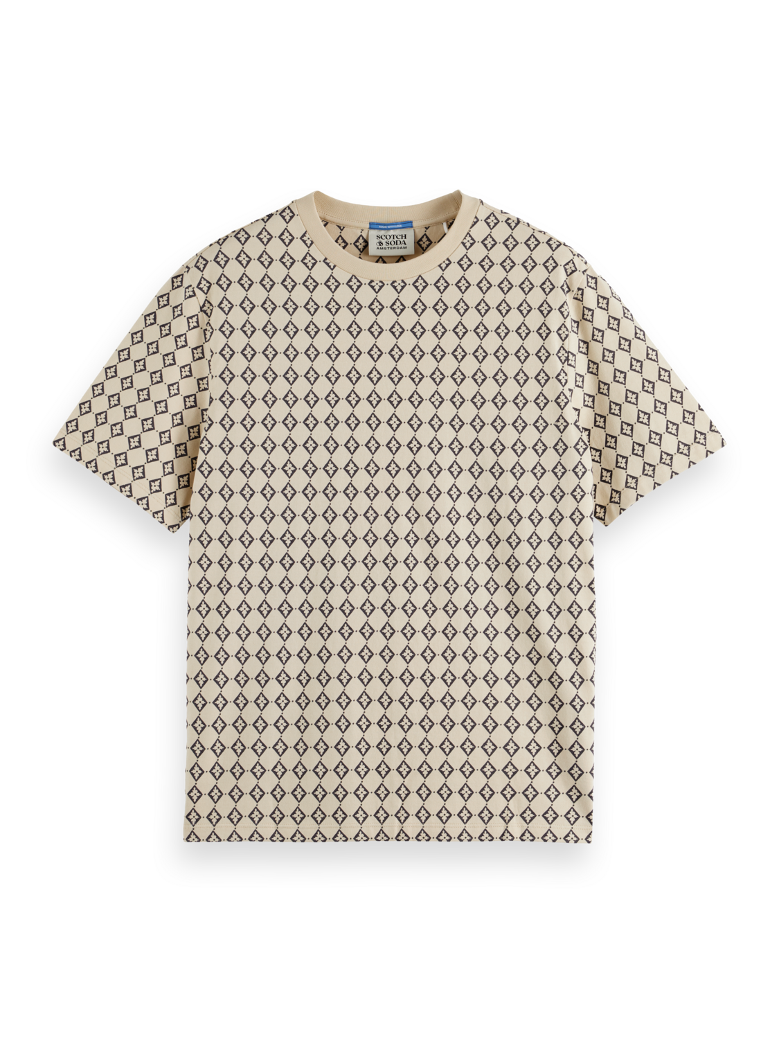 REGULAR FIT MINI ALL OVER PRINT T-SHIRT