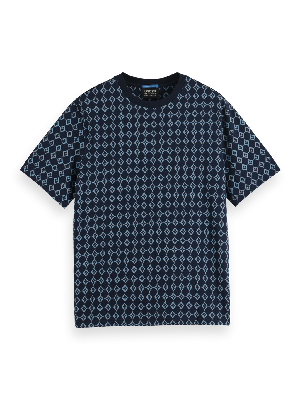 REGULAR FIT MINI ALL OVER PRINT T-SHIRT