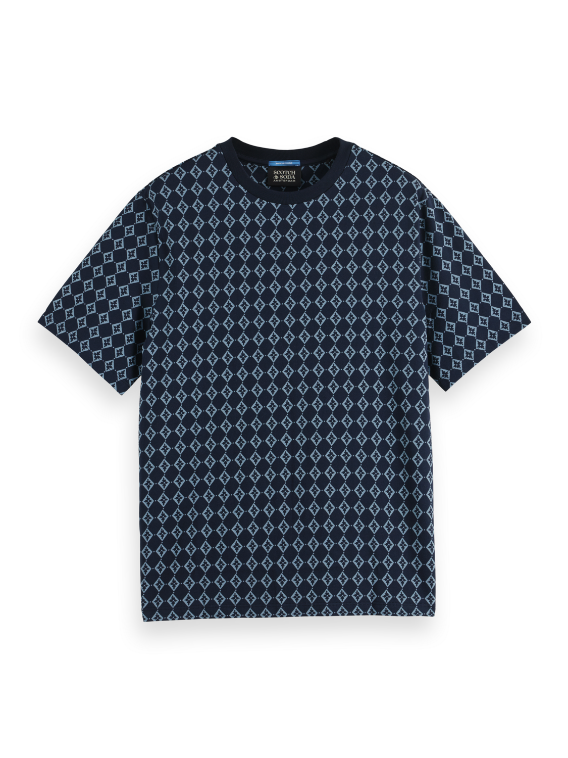 REGULAR FIT MINI ALL OVER PRINT T-SHIRT