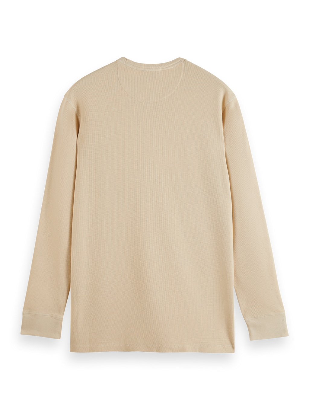 REGULAR FIT WAFFLE T-SHIRT LS