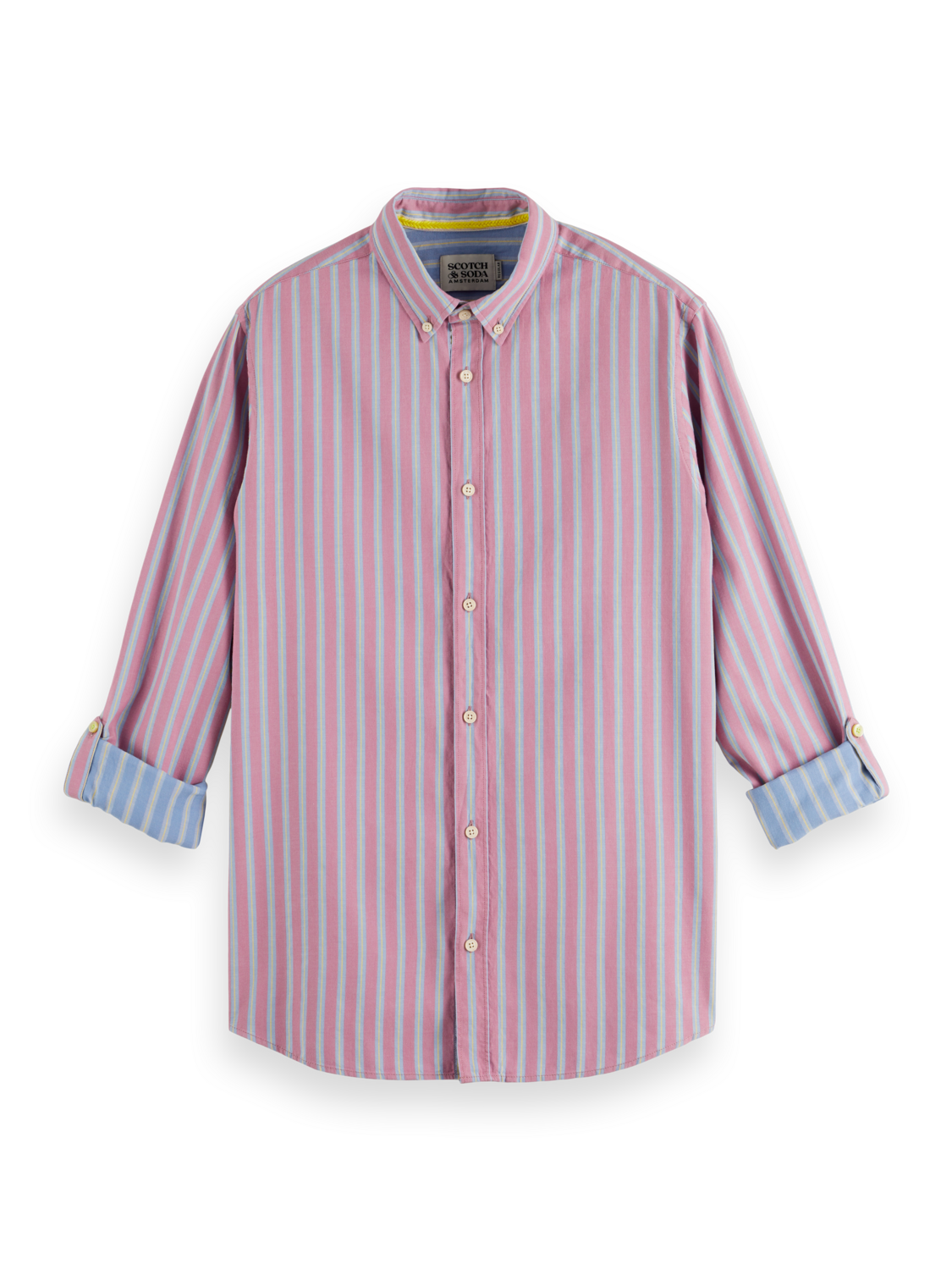 YARN DYE DOBBY STRIPE SHIRT