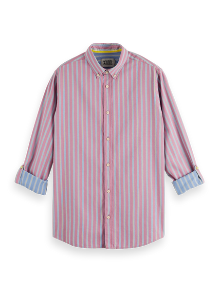 トップス YARN-DYED DEFORMED SHIRT STRIPE YARN-DYED DEFORMED SHIRT STRIPE