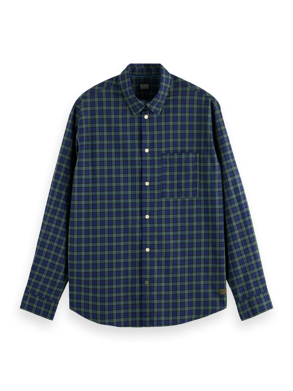 RELAXED FIT LIGHTWEIGHT FLANNEL CHECK SHIRT