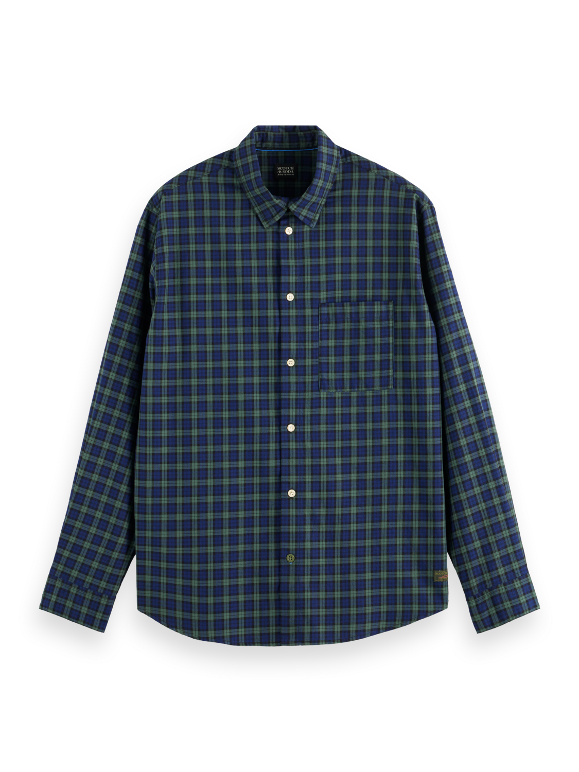 RELAXED FIT LIGHTWEIGHT FLANNEL CHECK SHIRT