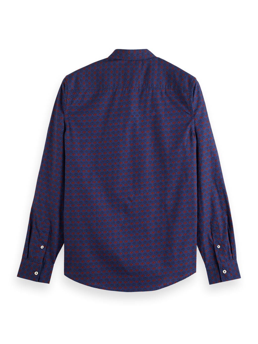 SLIM FIT DITSY AOP SHIRT