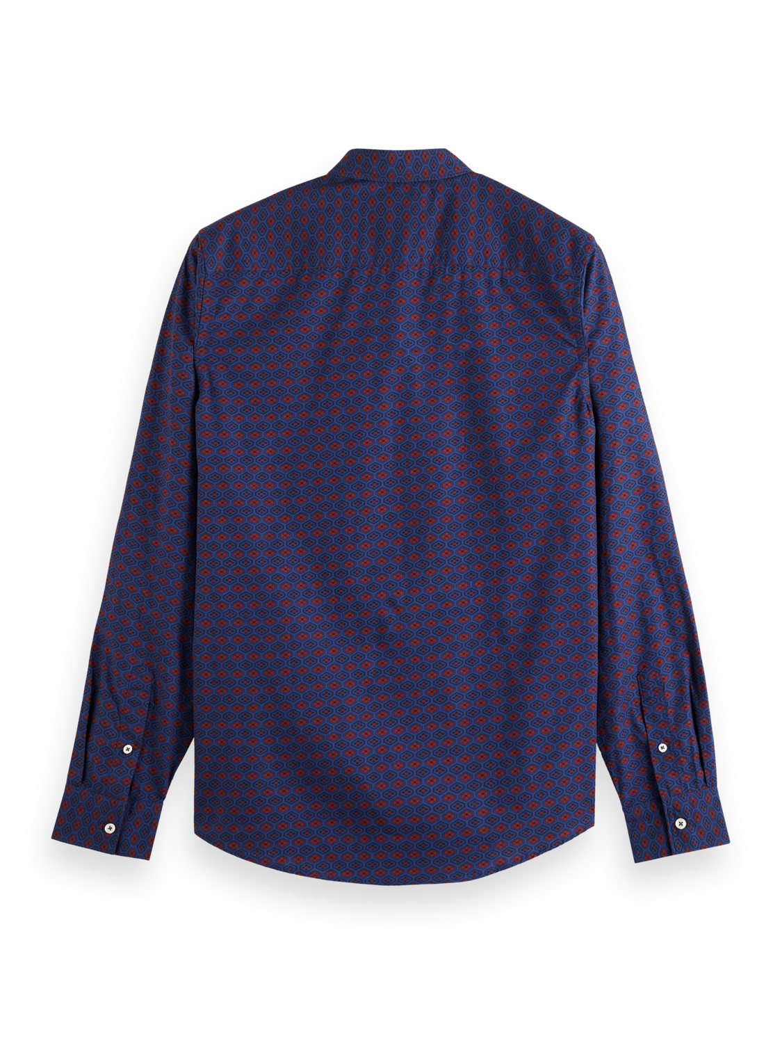 SLIM FIT DITSY AOP SHIRT