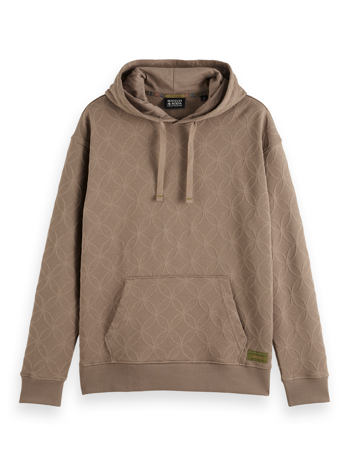 JACQUARD TERRY HOODIE