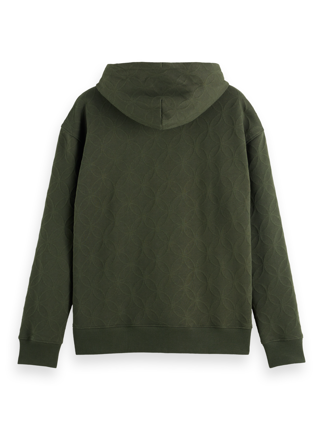 JACQUARD TERRY HOODIE