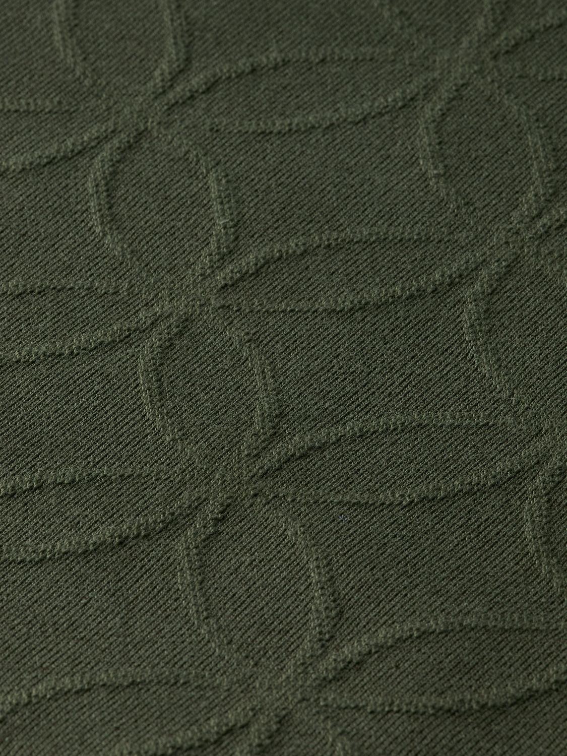 JACQUARD TERRY HOODIE