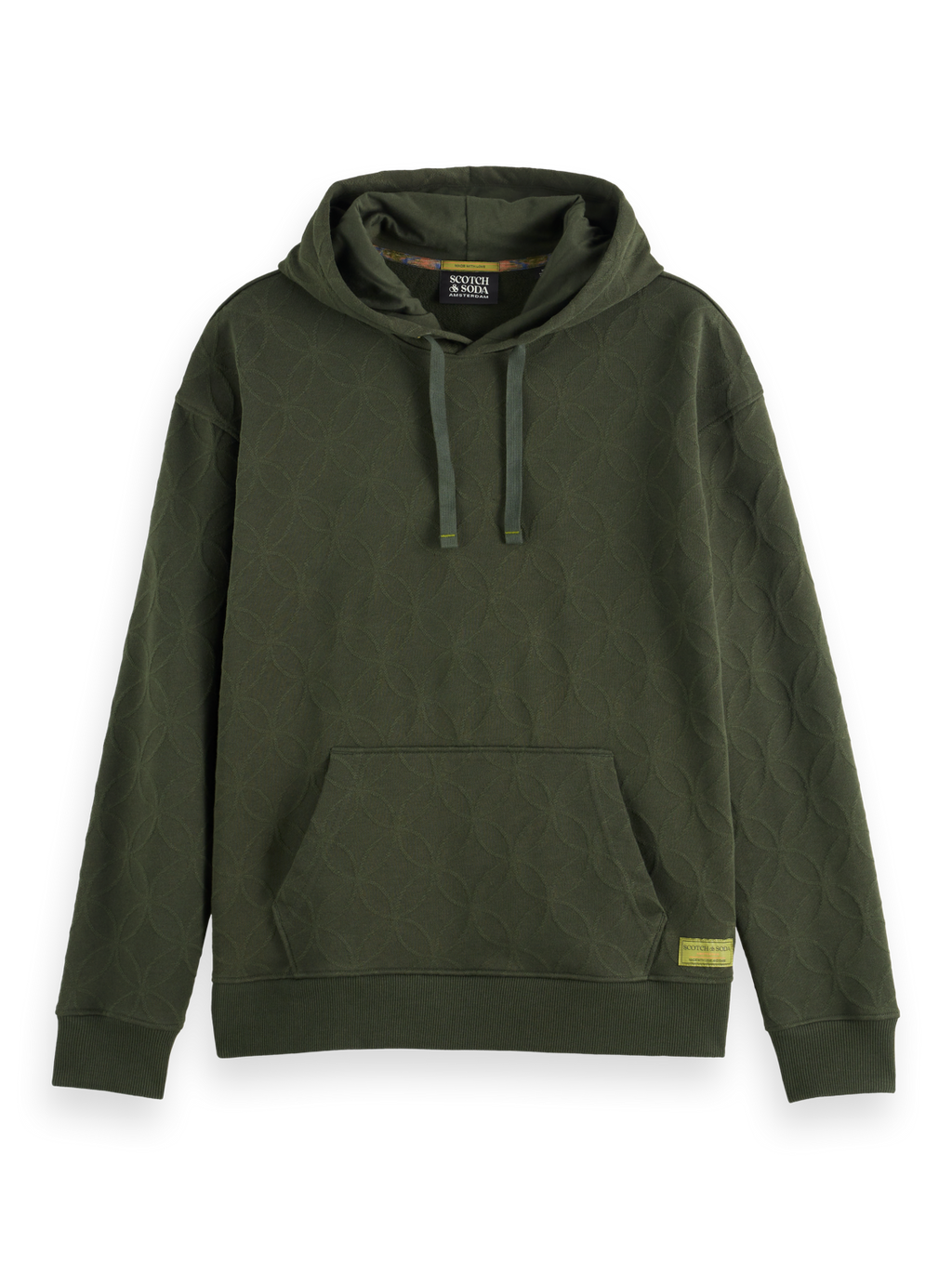 JACQUARD TERRY HOODIE