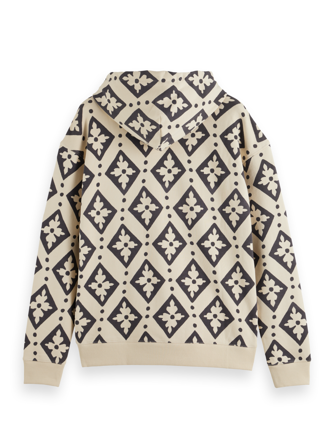RELAXED FIT AOP HOODIE