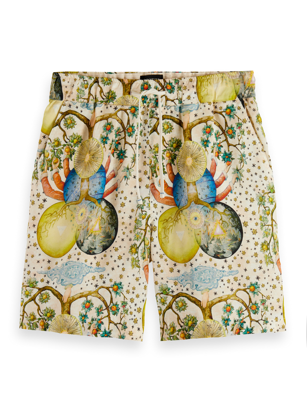 FAVE - PRINTED EMBASSY OF THE FREE MIND BERMUDA SHORT