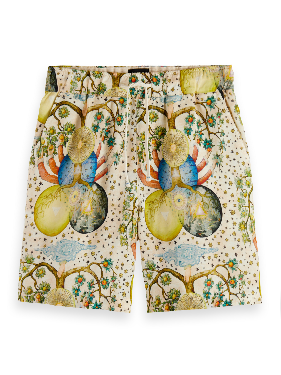 FAVE - PRINTED EMBASSY OF THE FREE MIND BERMUDA SHORT