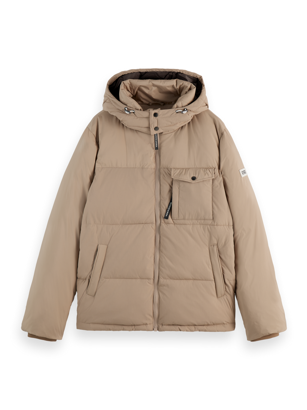 HOODED PUFFER JACKET