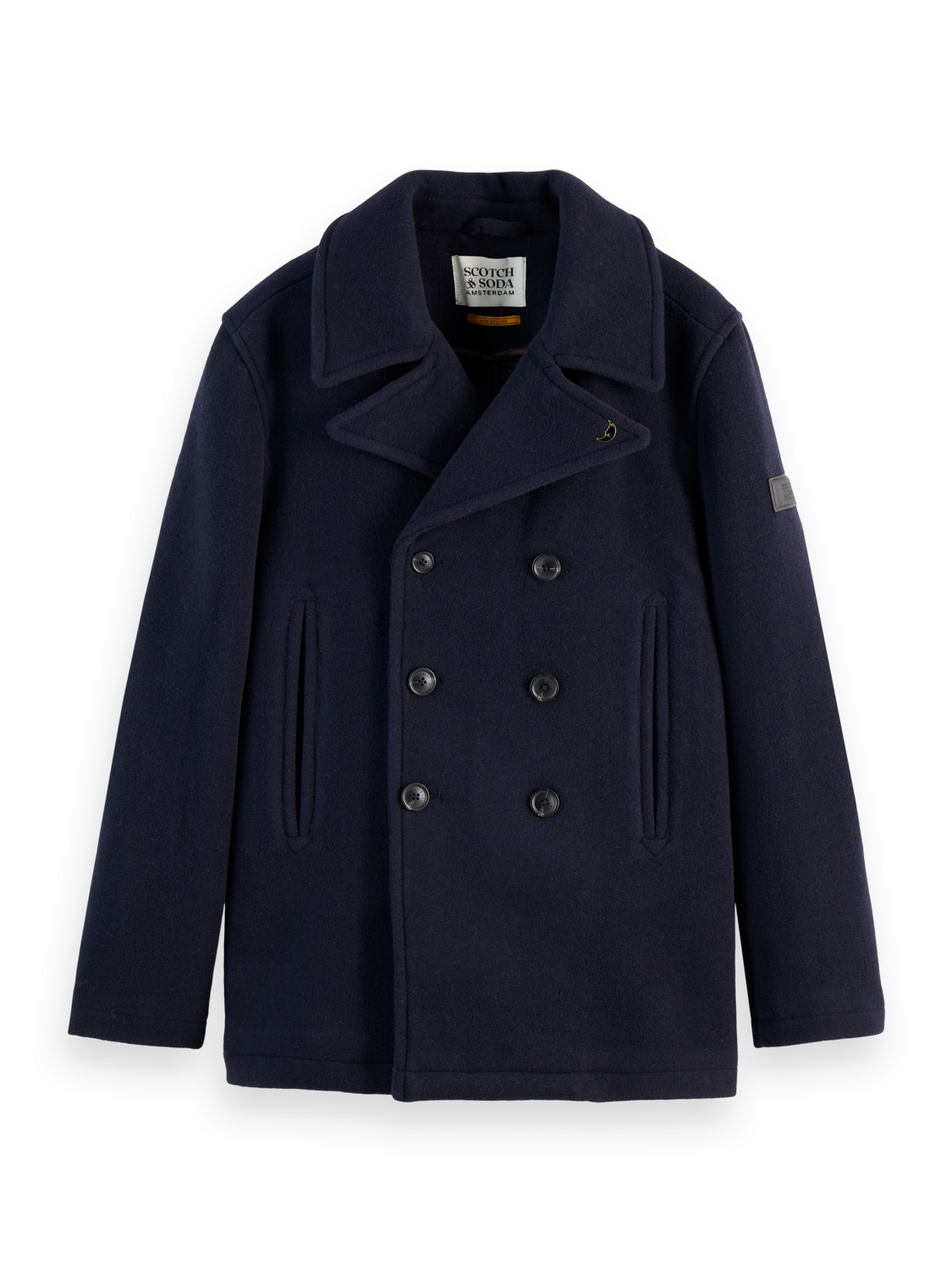 WOOL BLEND PEACOAT