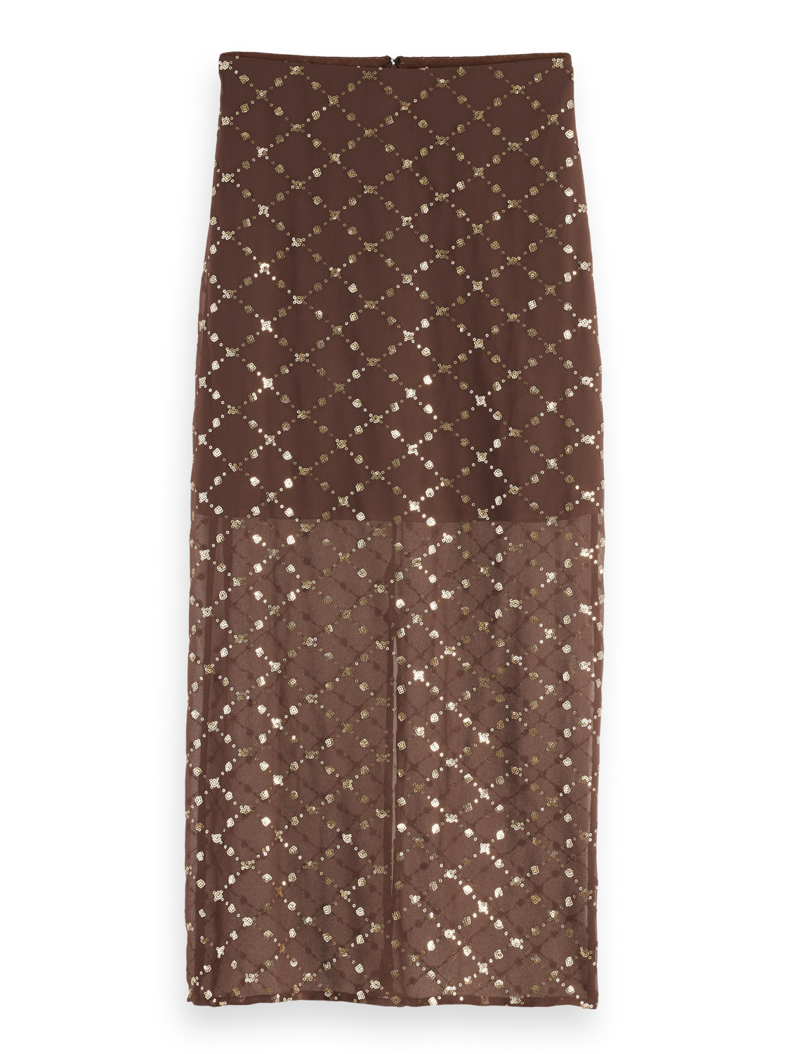 TUBE SKIRT WITH EMBELLISHMENTS