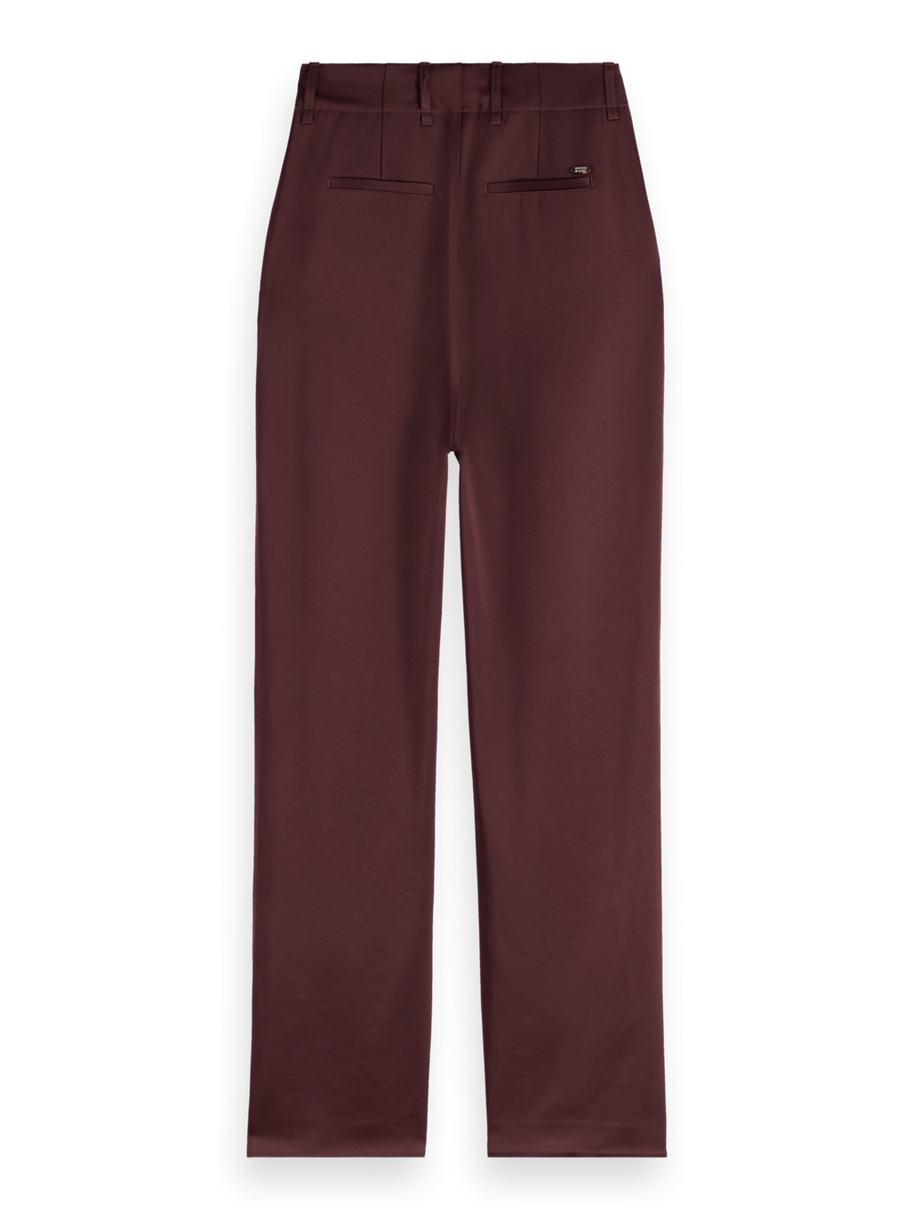 FAYE SATIN HIGH RISE RELAXED TAPERED LEG
