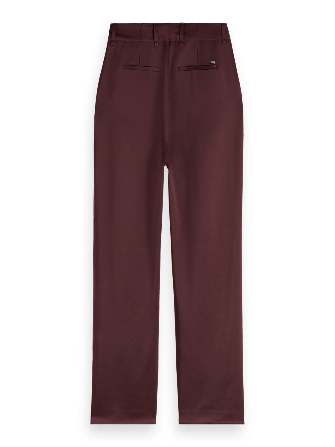 FAYE SATIN HIGH RISE RELAXED TAPERED LEG