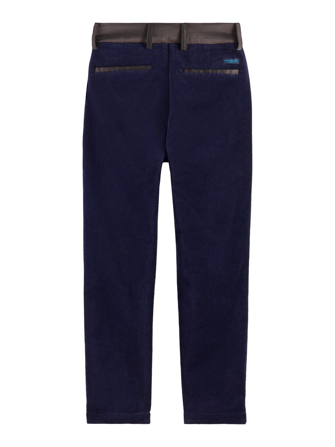 Boys RELAXED SLIM-FIT VELVET DRESSED PANTS