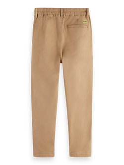 LOOSE TAPERED PEACHED CHINO