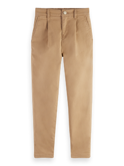 LOOSE TAPERED PEACHED CHINO