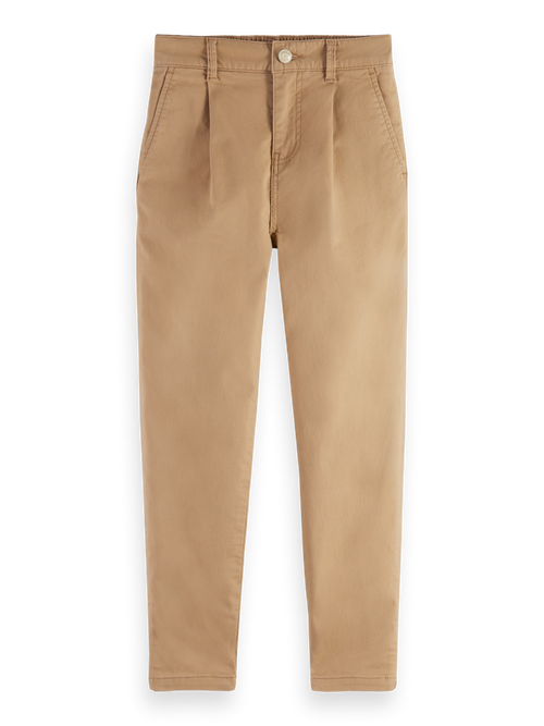 LOOSE TAPERED PEACHED CHINO