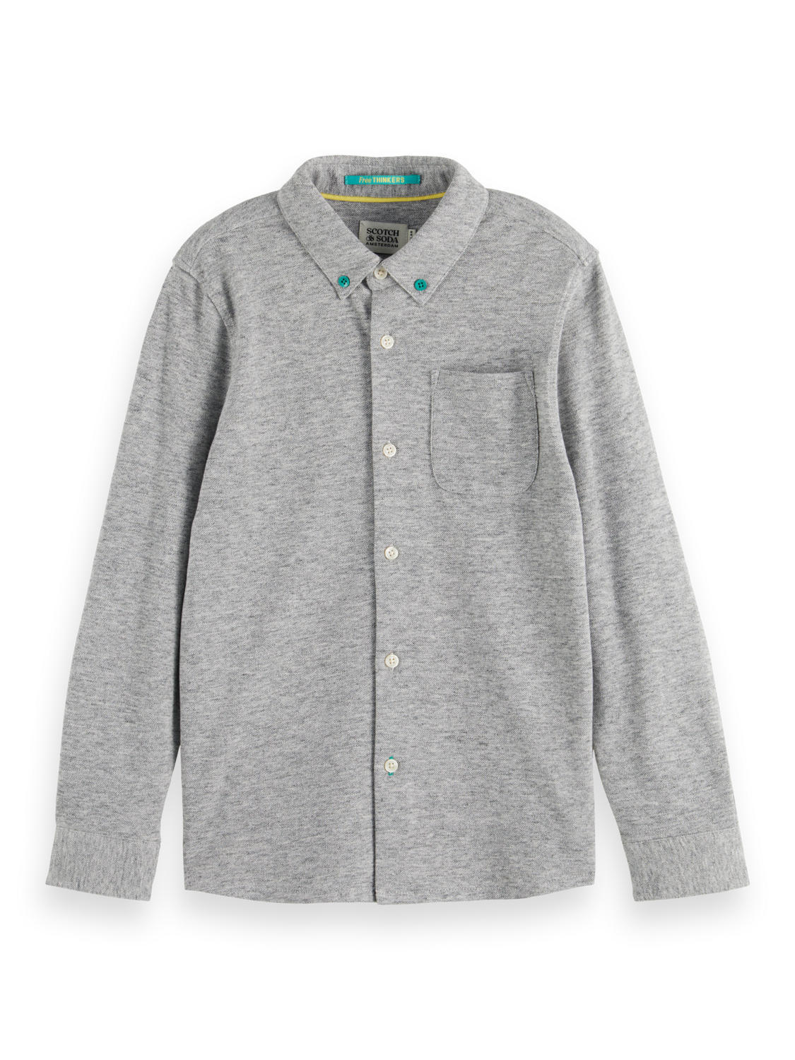 REGULAR-FIT PIQUE SHIRT