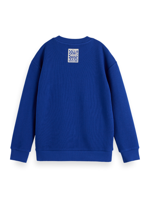 RELAXED-FIT STRUCTURED CREWNECK SWEAT